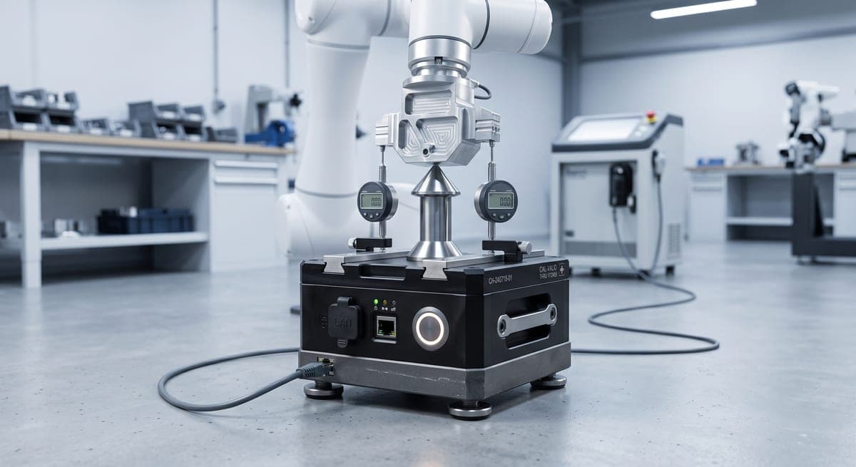 Instrument kit measuring a robot on site